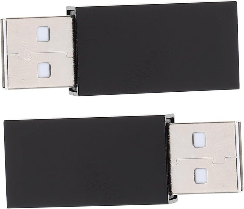 GARVALON 2 Pack USB Male to Female Extension Adapter Aluminum Alloy Shell High Security Data Transfer Cable - Image 1